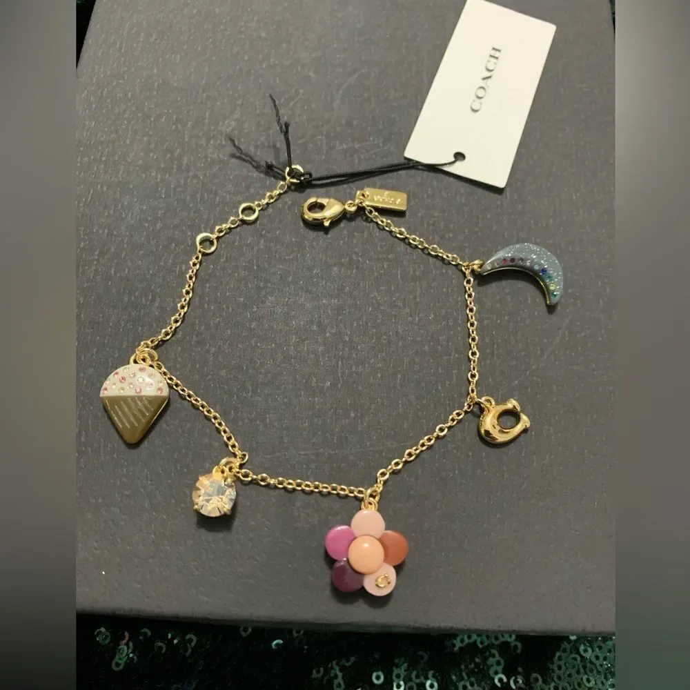 NEW COACH CHARM BRACELET